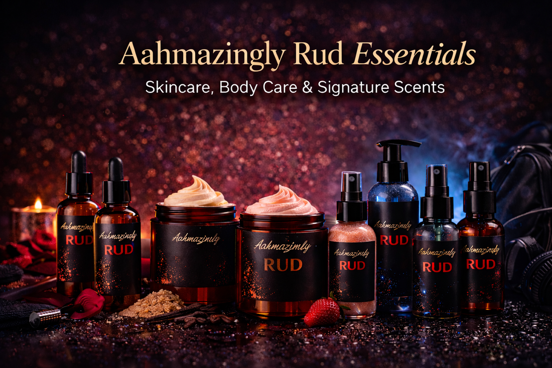 Aahmazingly RŪD scented body oils and body care products