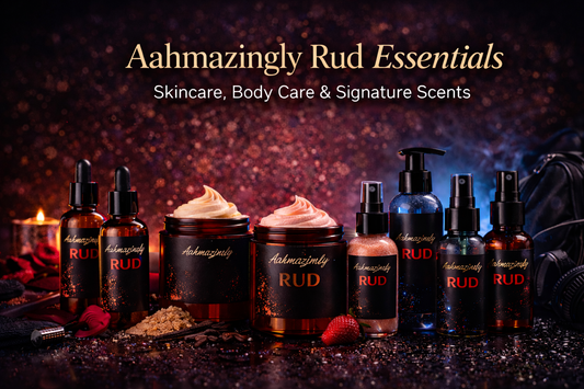 Aahmazingly RŪD scented body oils and body care products